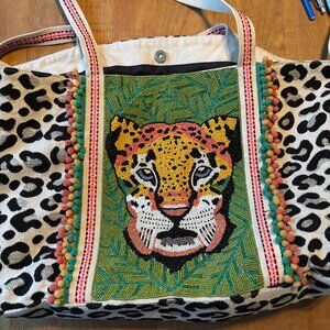 America and Beyond Beaded Bag